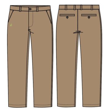 PANT UNIF NIÑO BEIGE FUND. SANTO DOMINGO FESD